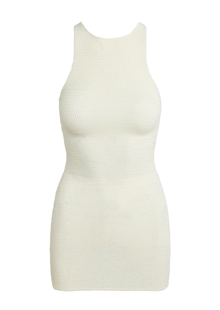 Women Monday Swimwear | Kokomo Dress-Ivory Crinkle