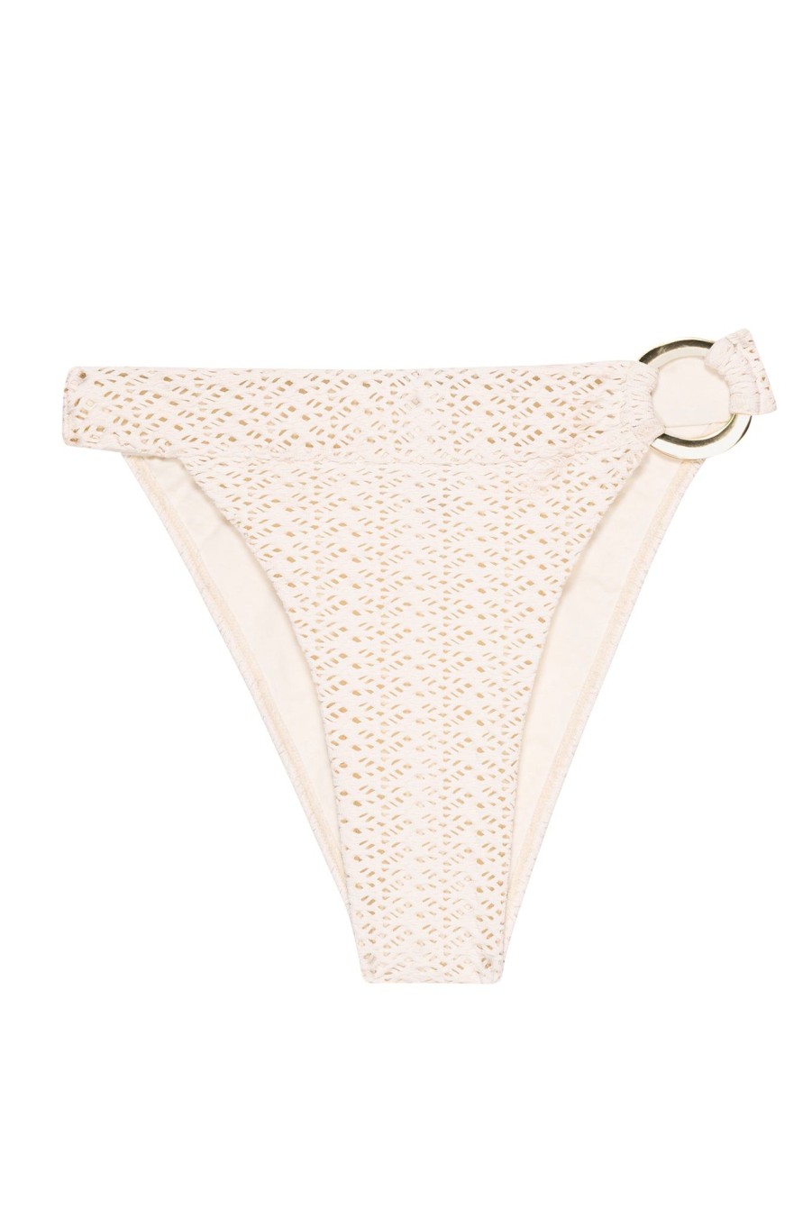 Women Monday Swimwear | Antigua Bottom-Ivory Crochet