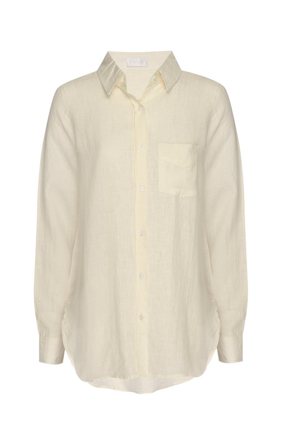 Women Monday Swimwear | Monaco Linen Shirt-Ivory