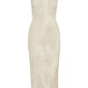 Women Monday Swimwear | Hamptons Dress-Ivory Crochet