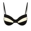 Women Monday Swimwear | Malta Top-Ivory/Black