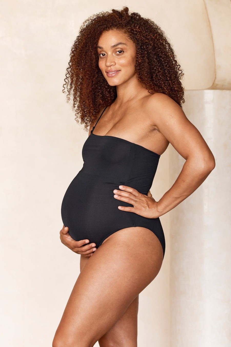 Women Monday Swimwear | Maternity Sicily One Piece-Black