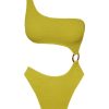 Women Monday Swimwear | Vera One Piece-Lemongrass Crinkle