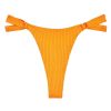 Women Monday Swimwear | Morocco Bottom-Clementine Wide Rib