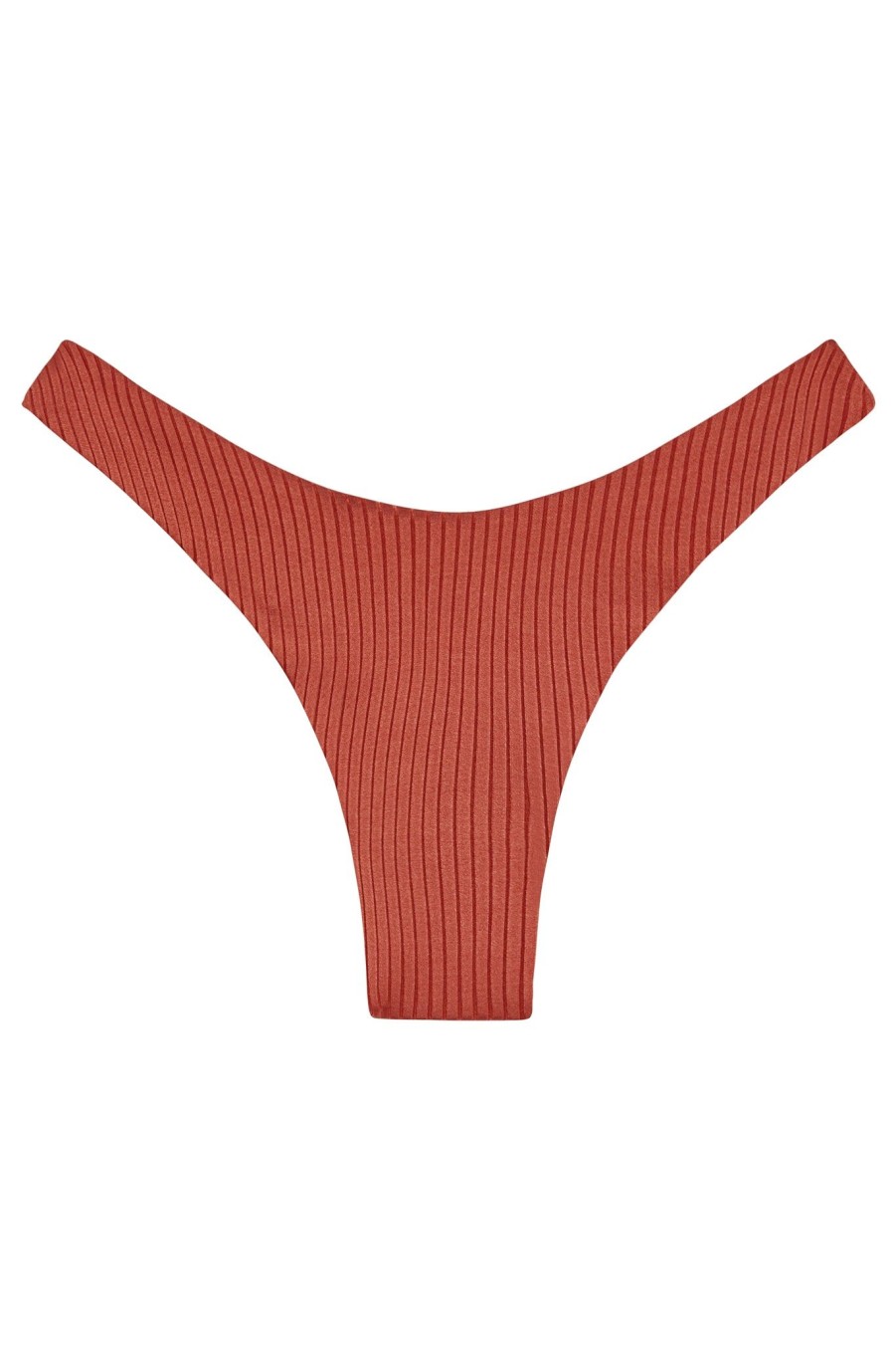 Women Monday Swimwear | Byron Bottom-Copper Wide Rib