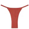 Women Monday Swimwear | Kauai Bottom-Copper Wide Rib