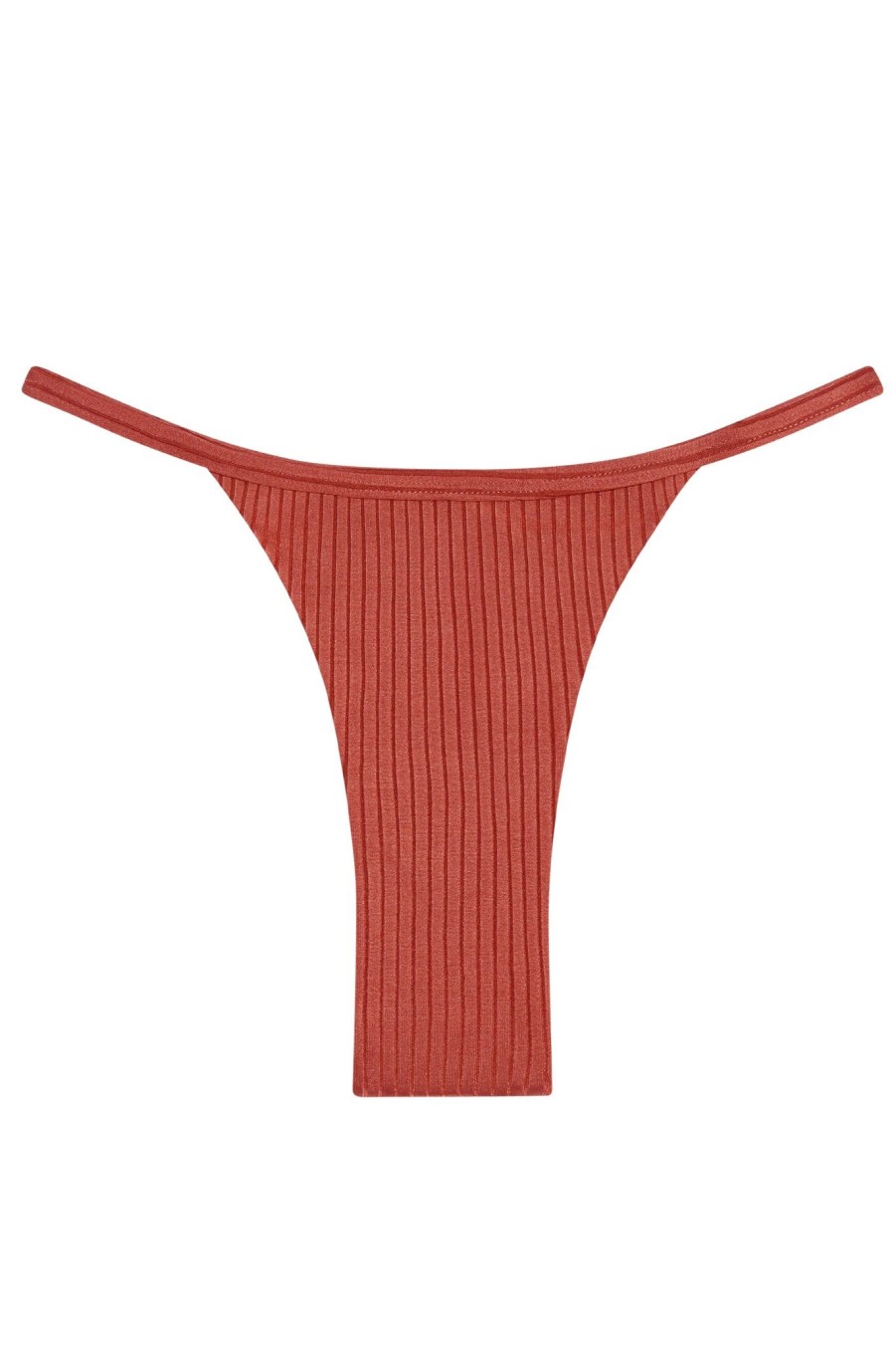 Women Monday Swimwear | Kauai Bottom-Copper Wide Rib