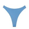 Women Monday Swimwear | Capri Thong-Dream Blue Wide Rib