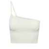 Women Monday Swimwear | Marina Del Rey Knitwear Top-White Rib