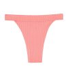 Women Monday Swimwear | Argentina Bottom-Guava Wide Rib