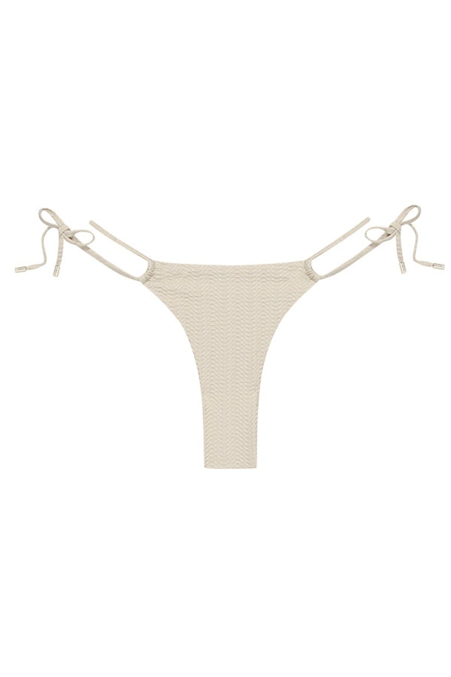 Women Monday Swimwear | Cala Conta Bottom-Vanilla Chevron