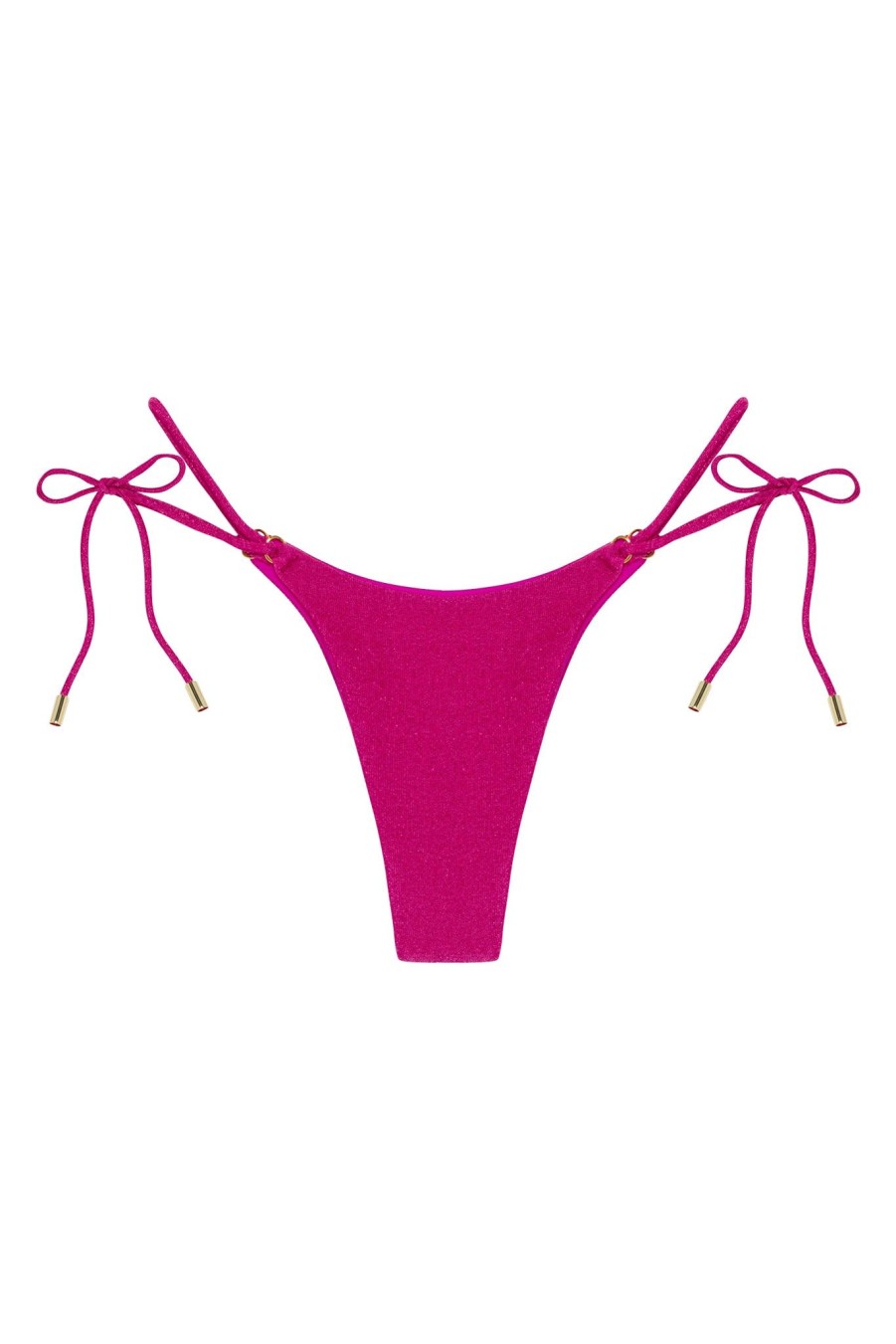 Women Monday Swimwear | Hanalei Bottom-Fuchsia Berry Shimmer