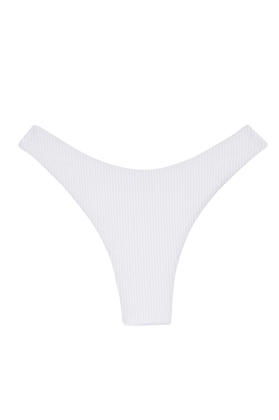 Women Monday Swimwear | Byron Bottom-White Sand Crinkle