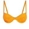 Women Monday Swimwear | Capri Top-Clementine Wide Rib