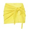 Women Monday Swimwear | St. Barth'S Skirt-Citrus Crochet