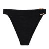 Women Monday Swimwear | Antigua Bottom-Black Crinkle