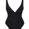 Women Monday Swimwear | Portofino One Piece-Black