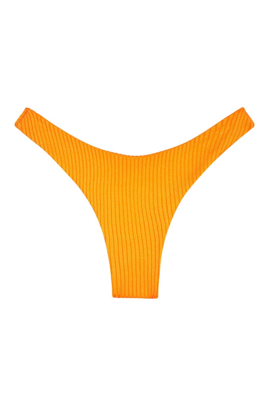 Women Monday Swimwear | Byron Bottom-Clementine Wide Rib