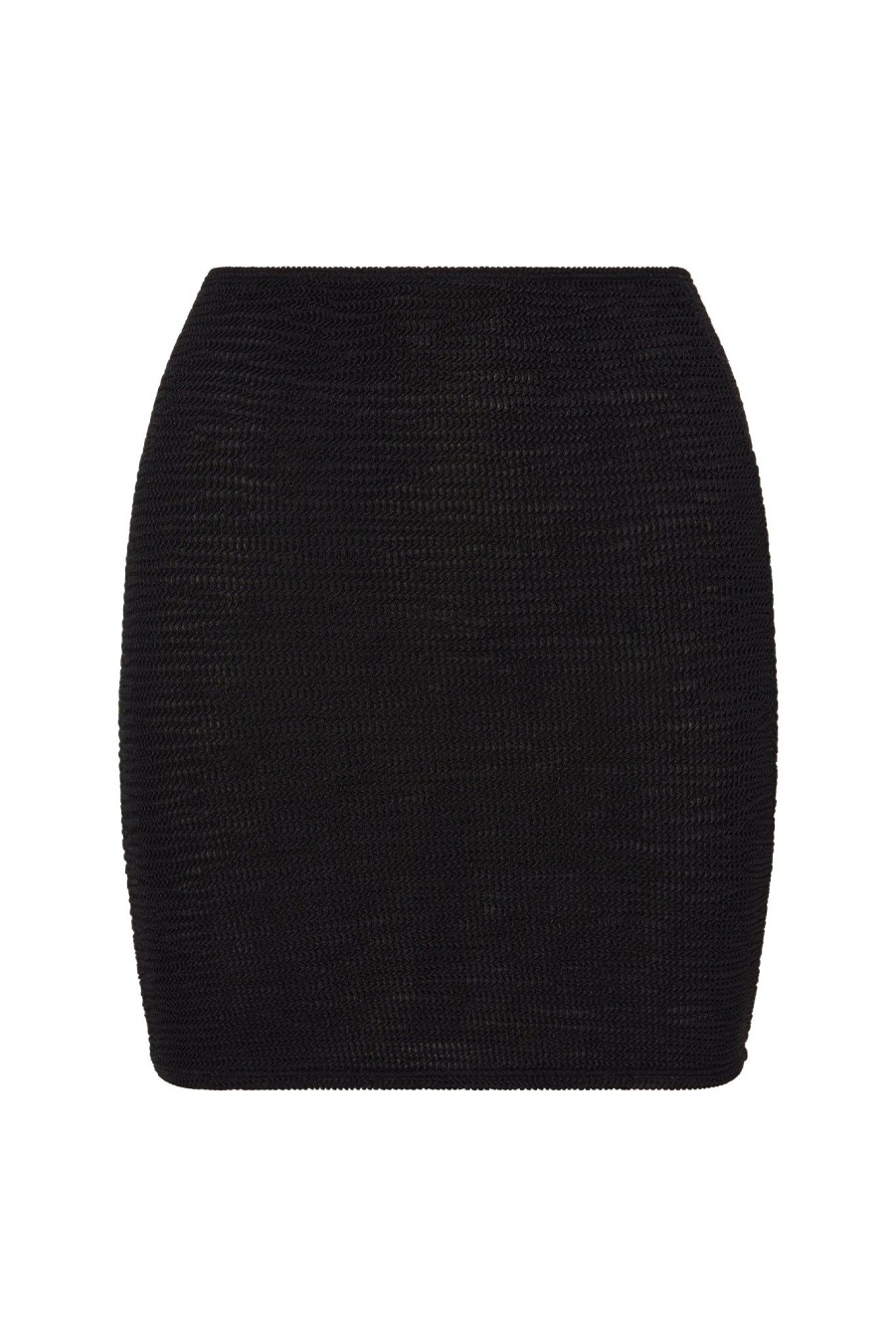 Women Monday Swimwear | Cayman Skirt-Black Crinkle