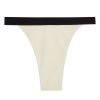 Women Monday Swimwear | Santorini Bottom-Ivory/Black