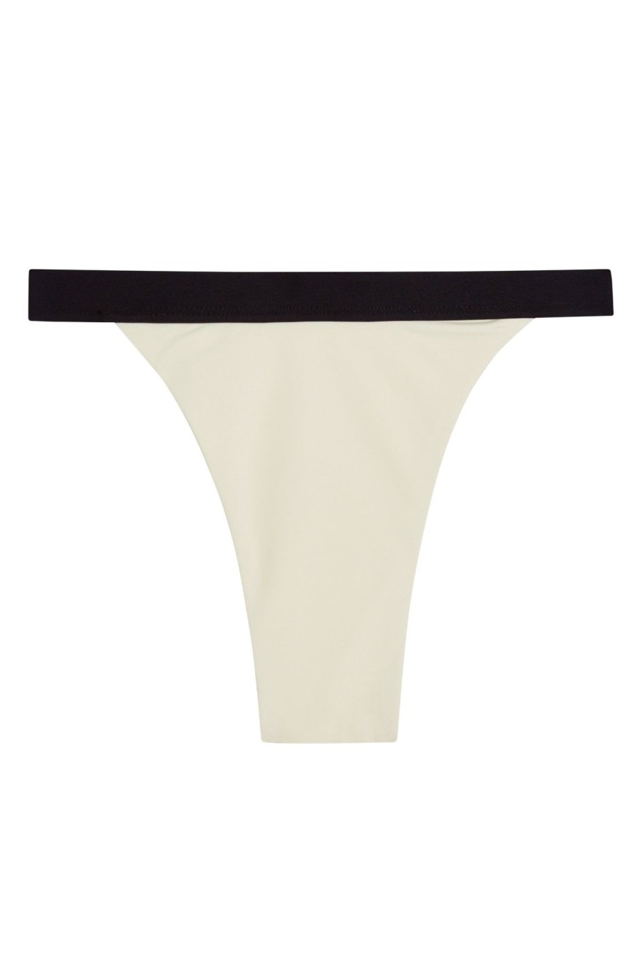 Women Monday Swimwear | Santorini Bottom-Ivory/Black