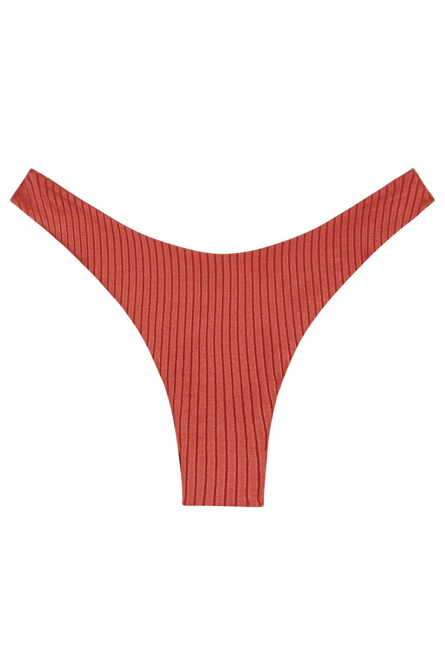 Women Monday Swimwear | Capri Thong-Copper Wide Rib