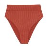 Women Monday Swimwear | Sorrento Bottom-Copper Wide Rib