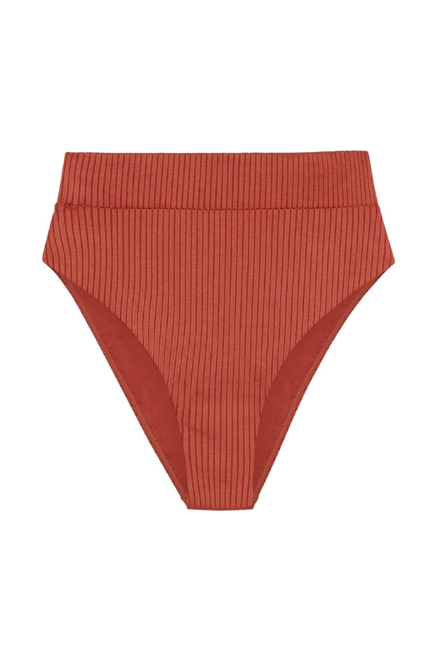 Women Monday Swimwear | Sorrento Bottom-Copper Wide Rib