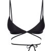 Women Monday Swimwear | St. Martin Top-Black Chevron