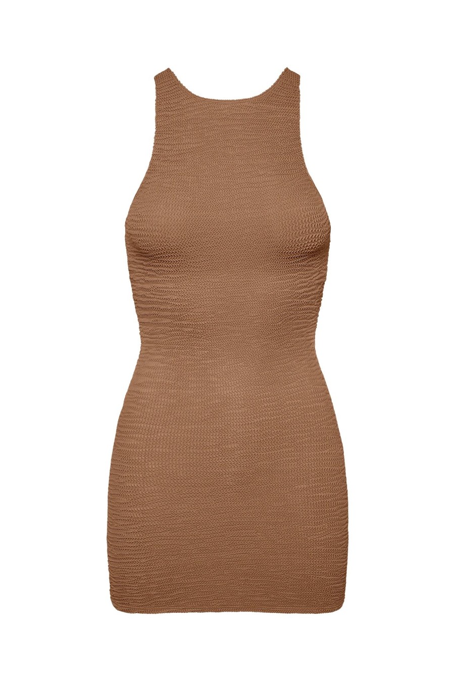 Women Monday Swimwear | Kokomo Dress-Husk Crinkle