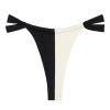 Women Monday Swimwear | Malta Bottom-Ivory/Black