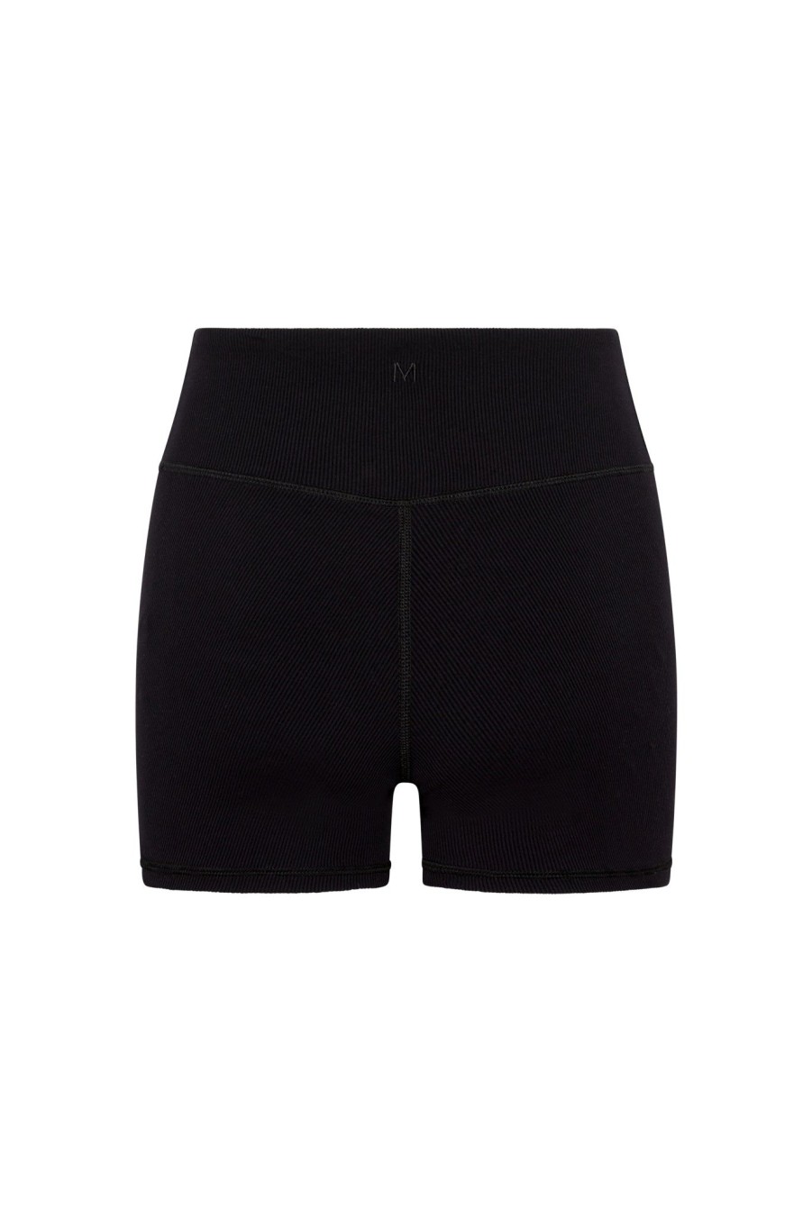 Women Monday Swimwear | Elysian Short 4.5-Black Lightweight Rib