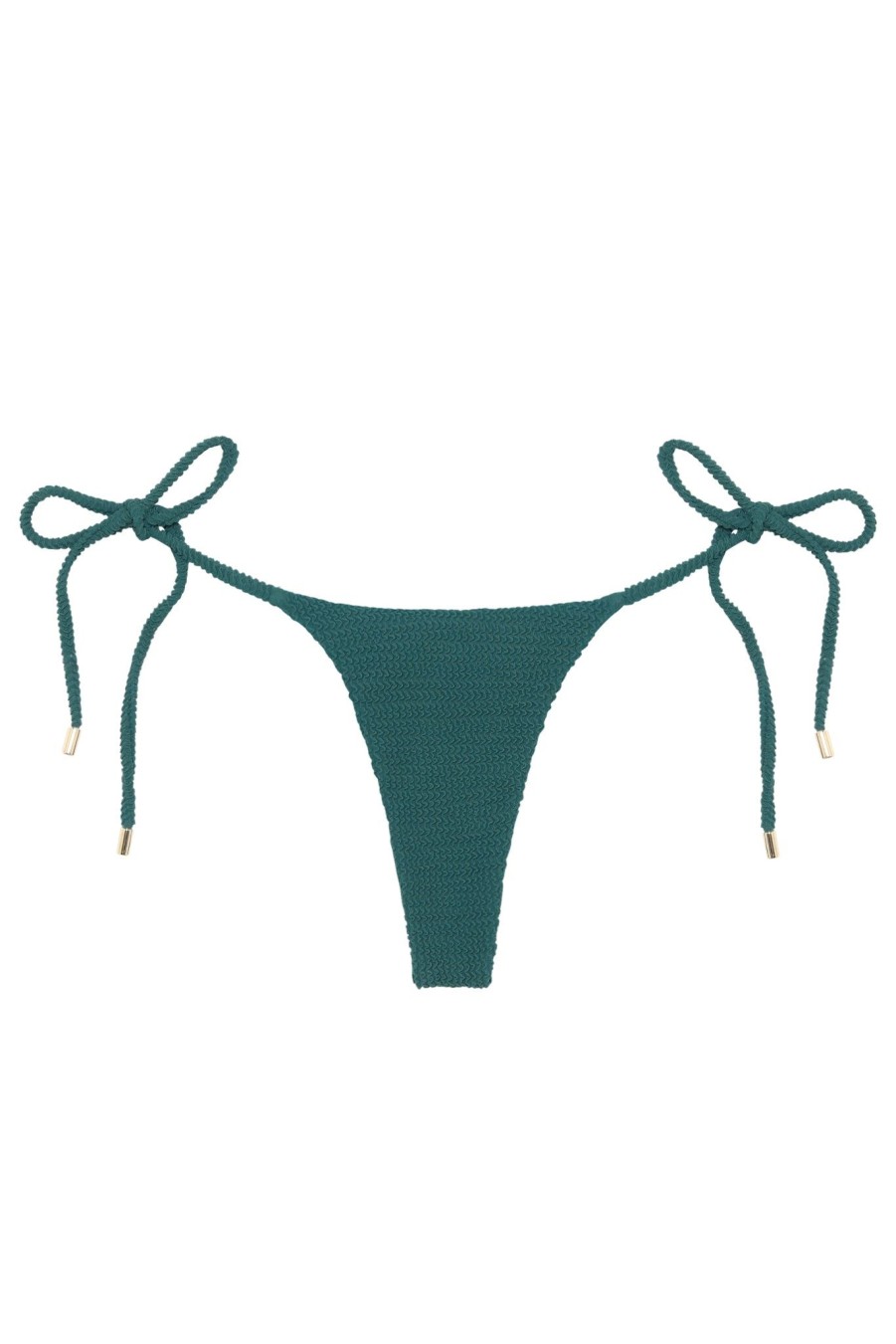 Women Monday Swimwear | Palma Bottom-Ocean Green Crinkle