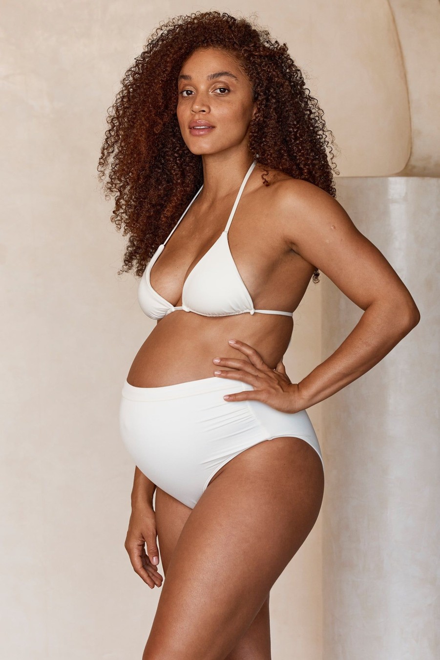 Women Monday Swimwear | Maternity Riviera Bottom-Ivory