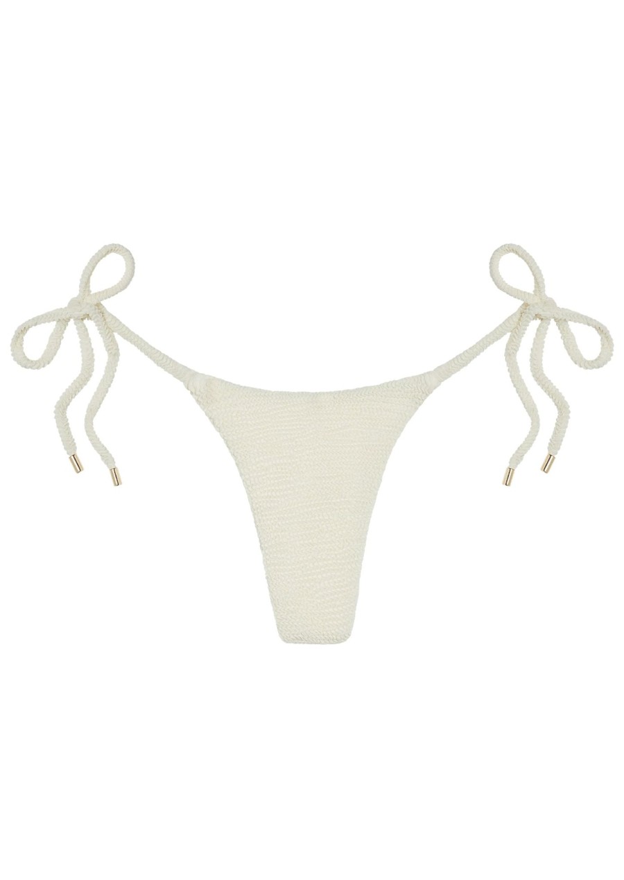 Women Monday Swimwear | Palma Bottom-Ivory Crinkle