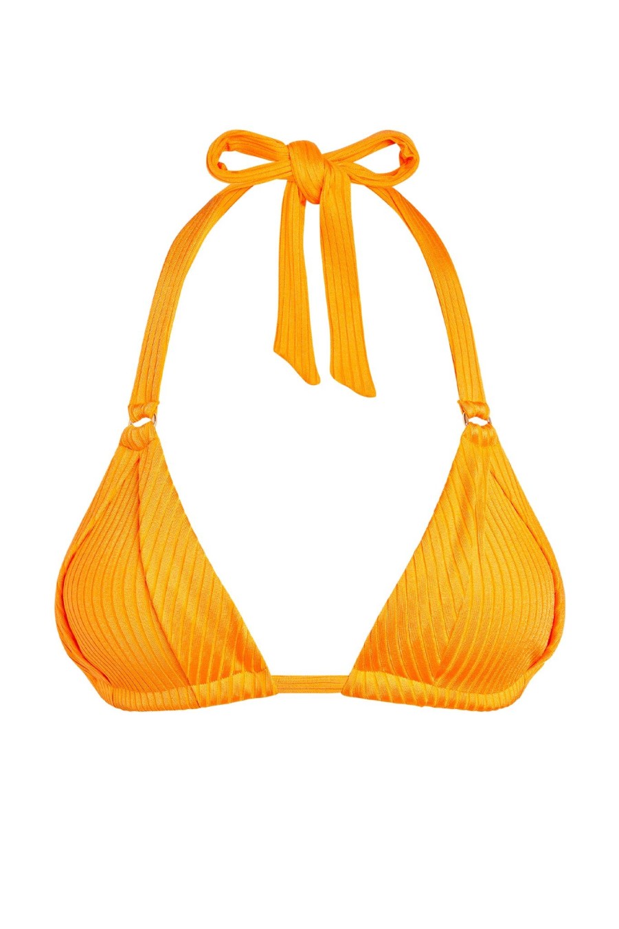 Women Monday Swimwear | Morocco Top-Clementine Wide Rib