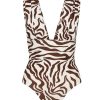 Women Monday Swimwear | Aruba One Piece-Zebra