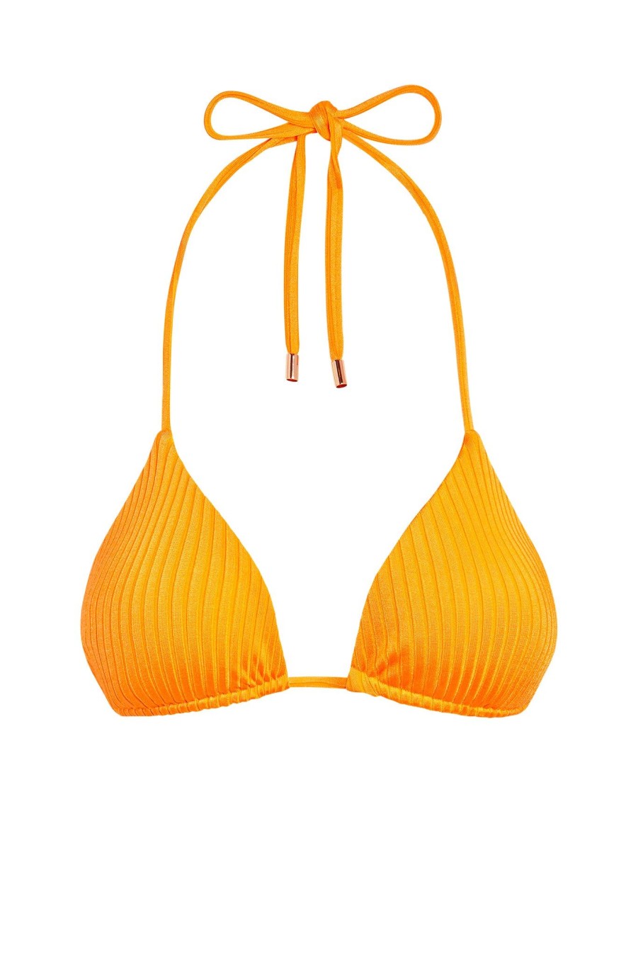 Women Monday Swimwear | Palma Top-Clementine Wide Rib