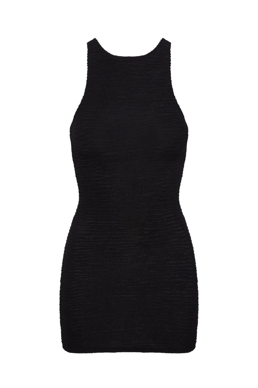 Women Monday Swimwear | Kokomo Dress-Black Crinkle