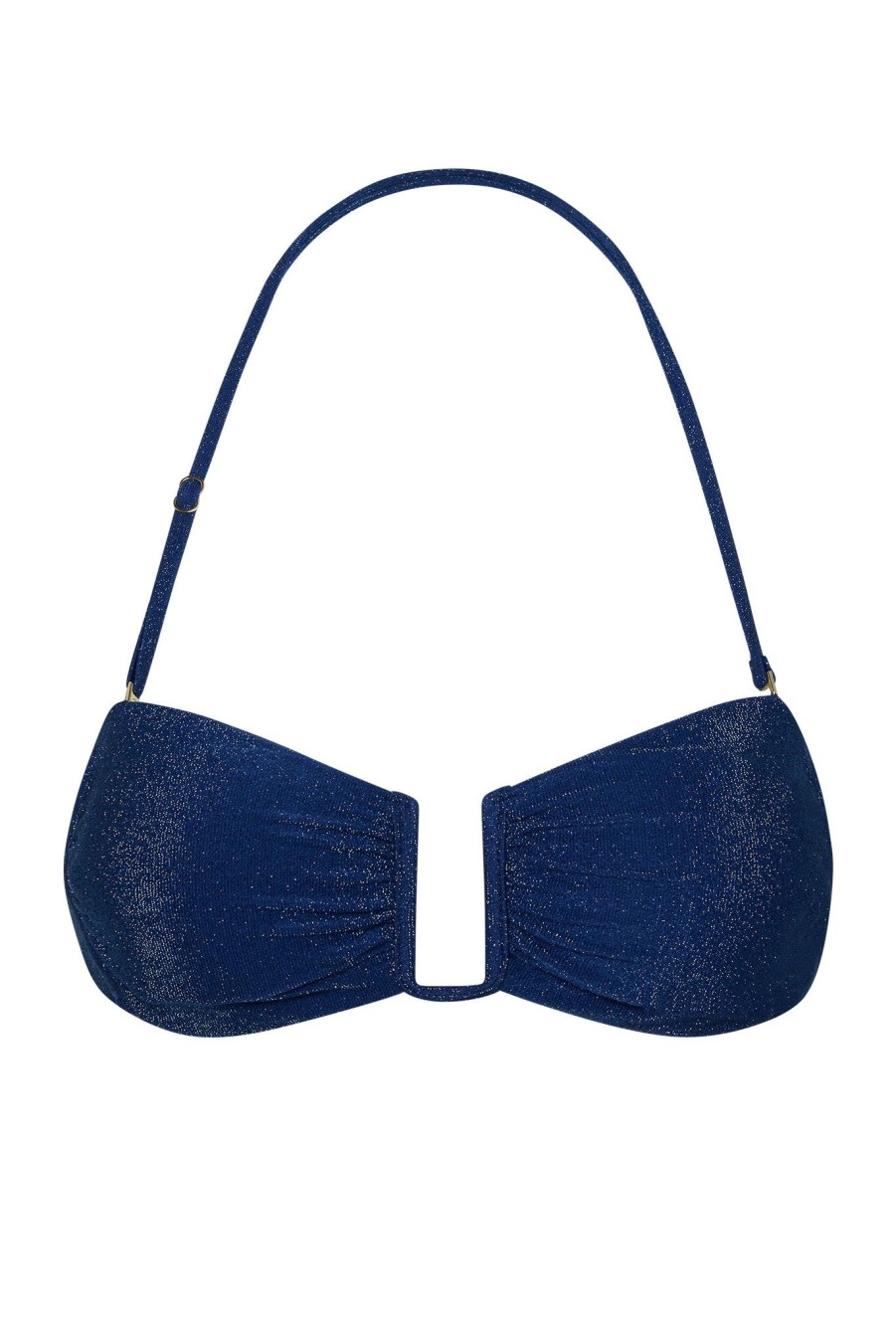 Women Monday Swimwear | St. Martinique Bandeau-Navy Shimmer