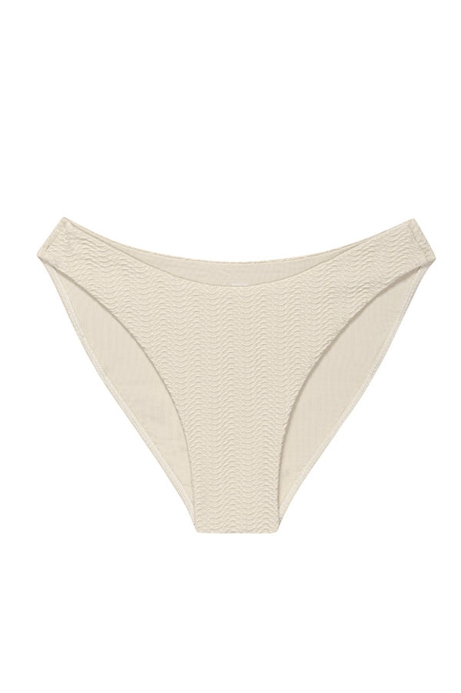 Women Monday Swimwear | Seychelles Bottom-Vanilla Chevron (Modest Coverage)