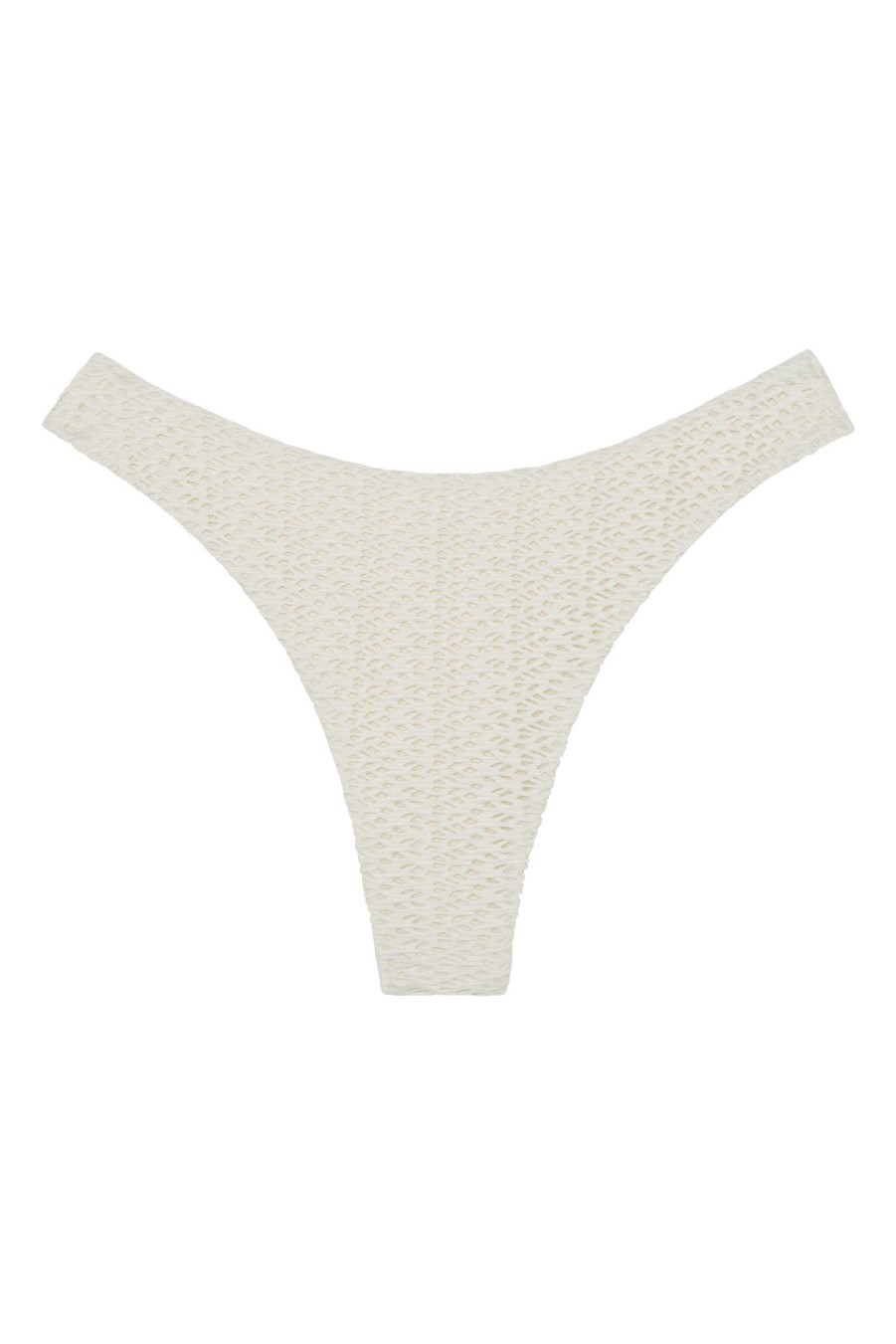 Women Monday Swimwear | Capri Thong-Ivory Crochet