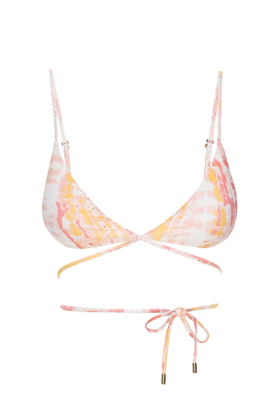 Women Monday Swimwear | St. Martin Top-Sunset Tie Dye