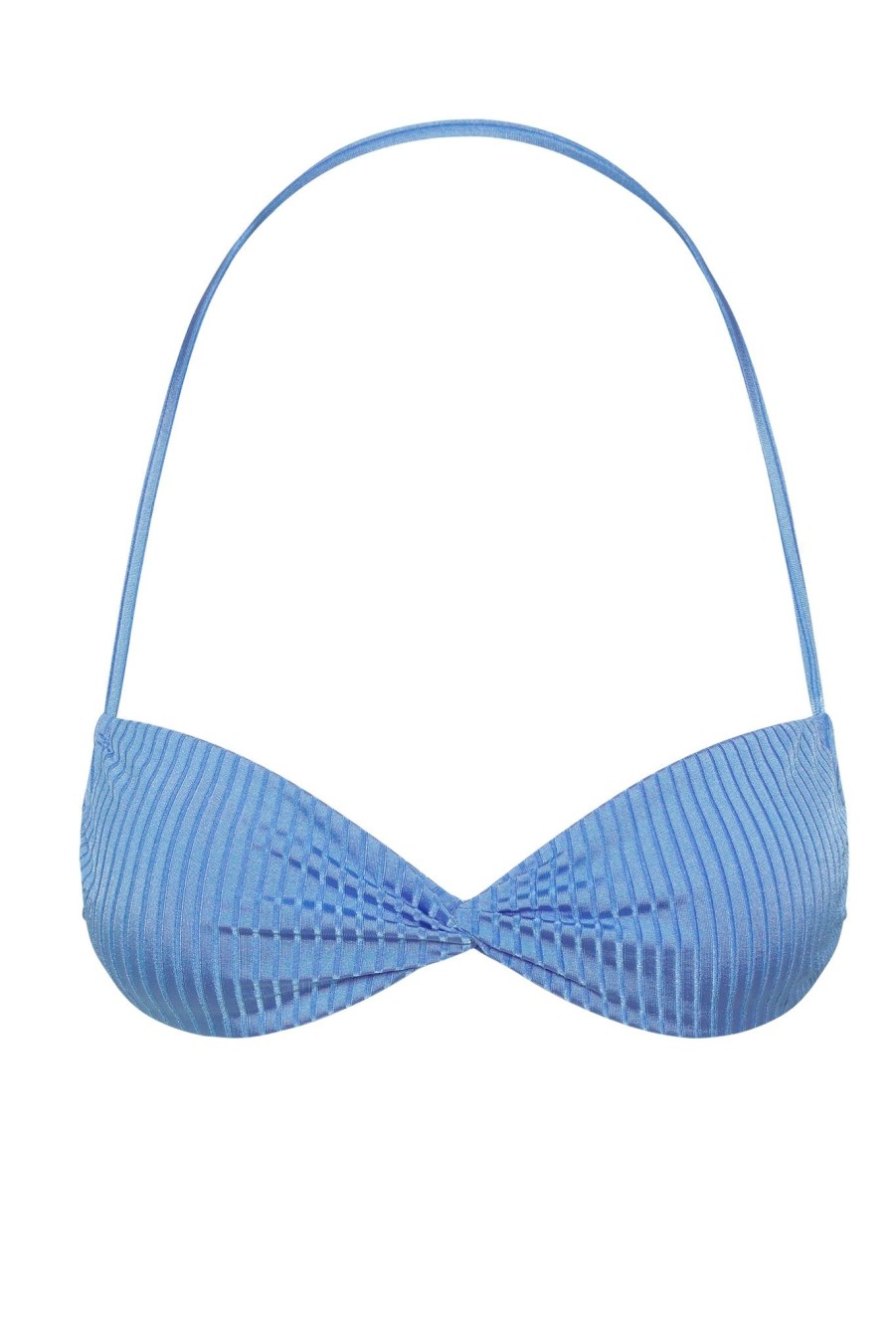 Women Monday Swimwear | Tamarama Top-Dream Blue Wide Rib