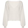 Women Monday Swimwear | Hamilton Island Sweater-White