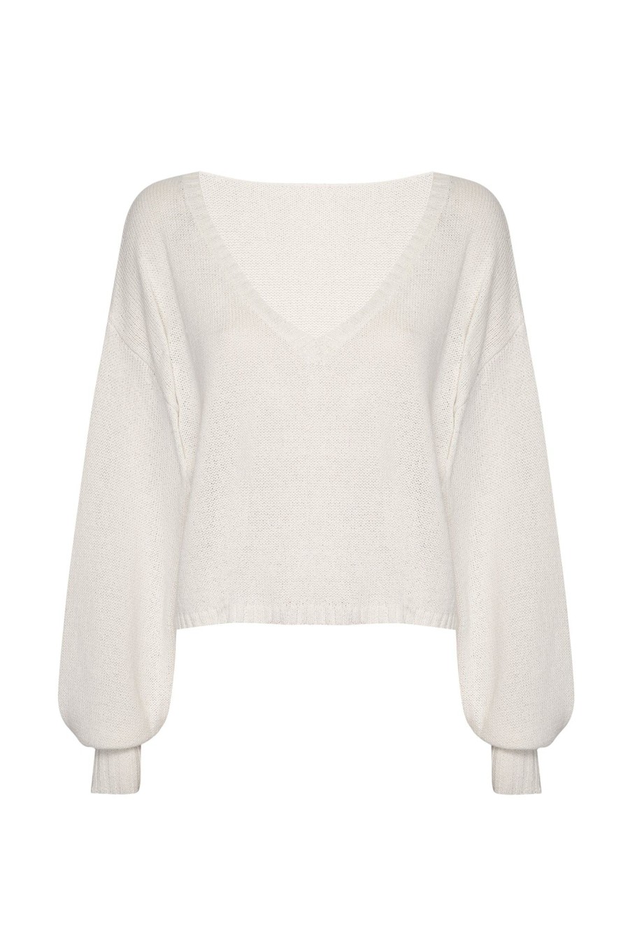 Women Monday Swimwear | Hamilton Island Sweater-White