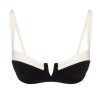 Women Monday Swimwear | Clovelly Top-Ivory/Black