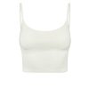 Women Monday Swimwear | Beverly Hills Knitwear Top-White Rib