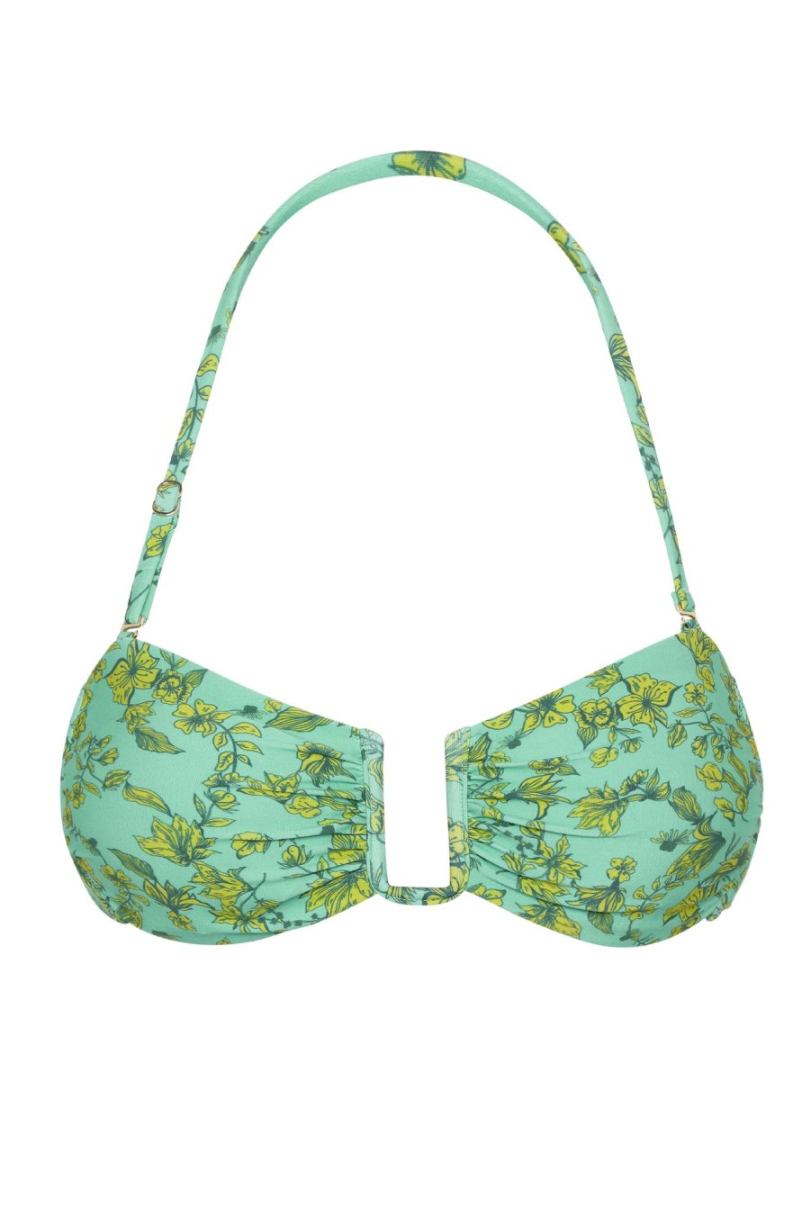 Women Monday Swimwear | St. Martinique Bandeau-Lush Floral