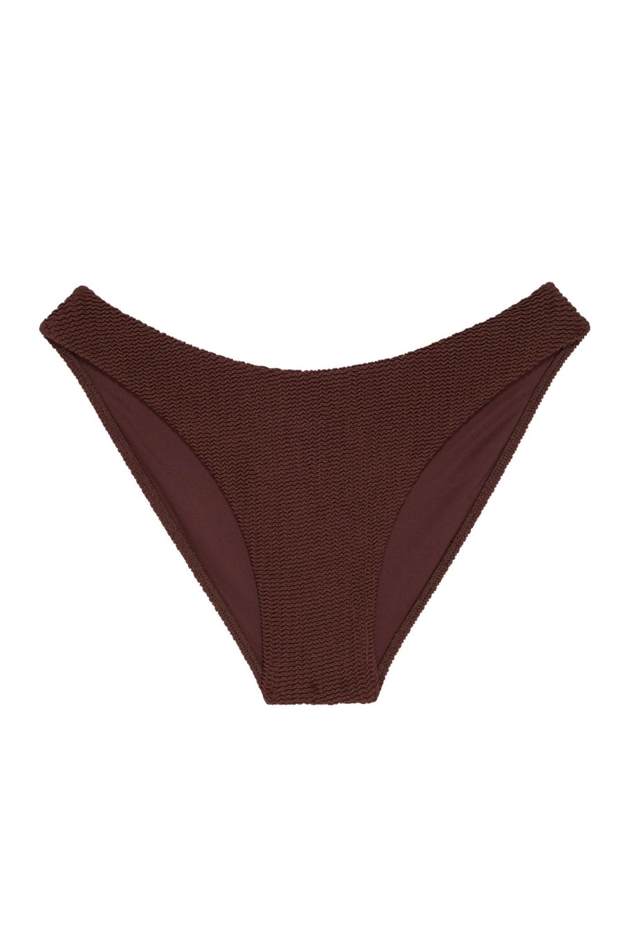 Women Monday Swimwear | Seychelles Bottom-Shaded Oak Crinkle (Modest Coverage)